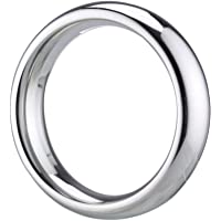 HEALLILY Anillo de Pene de Pene Anillo de Acero Inoxidable Elástico Grande Ampliador Erección Más Dura Más Duradera para…
